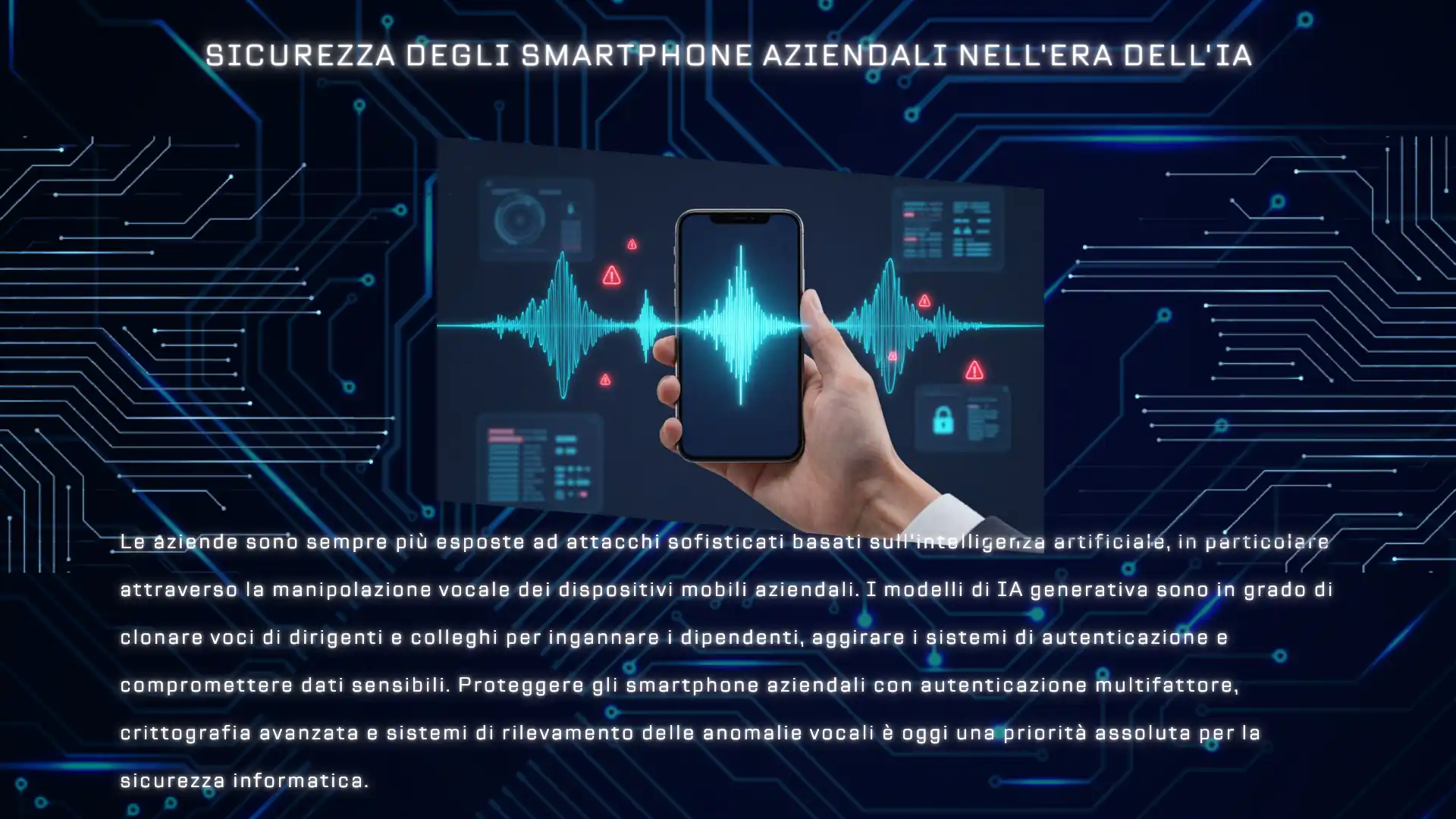Attacchi deepfake audio aziendali