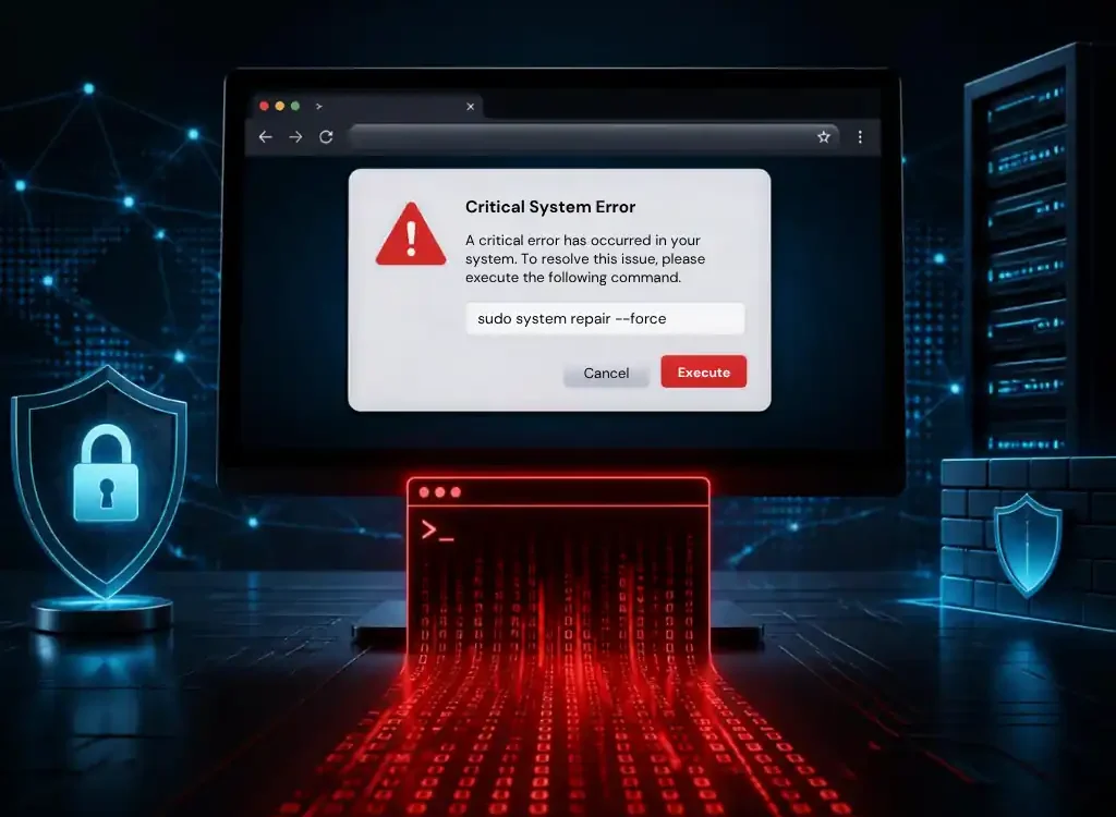 Attacchi clickfix powershell aziendali